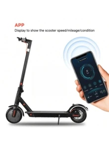 SUNNIGOO 350W Electric Scooter For Adults, 36V 10.4Ah Battery, 8.5 Inch Honeycomb Tires, Max Speed 20 Mph - View 2