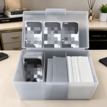 Ins Large Capacity Storage Box Frosted Flip Lid Desktop Transparent Storage Multi-Function Small Card Organizer Dust-Proof Storage Box Photocard, Photo Cards, Arirang, Bts21 Accessories, Bangtan, Photo Card, Photocard Collectible Photo Cards & Storage Box Lomo Cards Lomo, Decorative Postcards, Art Print - A - View 6
