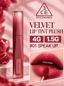 3CE 三熹玉唇釉#01紅梨色 4g，柔焦啞光高顯色，順滑，黃白皮適用 - SPEAK UP#01 - 查看 2