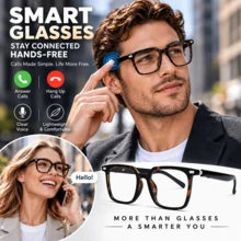 SENBONO 2026 New AI Translation Smart Glasses For Men Women, Music Playback Control, Hands-Free Call, Volume Control, Making It Easy To Listen To Music And Manage Calls With Built-In Microphone, Fashion Glasses Suitable For Office, Business, Travel - View 5