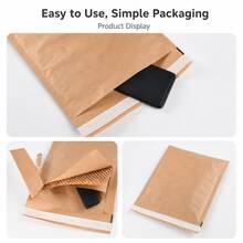 Large Kraft Paper Padded Mailer / Padded Envelope - Internal Cushioning Layer - View 12