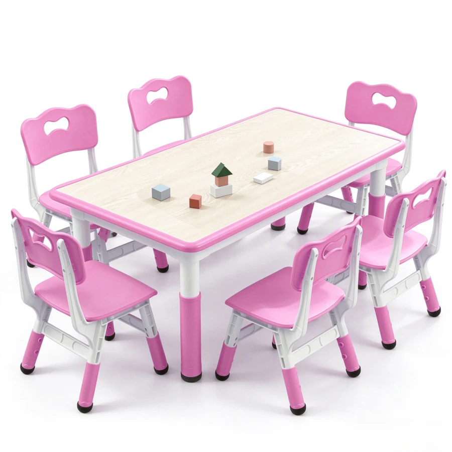 Kids Tables & Chairs - Rose Red - View 1