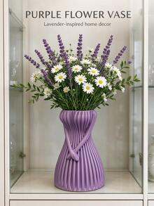 1pc Pink Skirt Vase, Minimalist High-End Design, Suitable For Room Decor, Home Living Room Desktop Study, Dining Room Decoration, Exquisite Craftsmanship Vase - 1PC - View 5