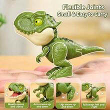 1pc-Finger Biting Dinosaur Toy, No-Hurt Design, Movable Joint Mini Dino, Pocket Size Interactive Prank Fidget Toy For Kids, Party Gift - Multicolor - View 7