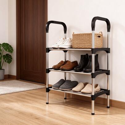 Shoe Rack, Simple Entrance, Household Storage, Shoe Cabinet, Dormitory, Multi-Layer, Simple, Economical, Narrow Shoe Cabinet, Large Capacity Storage Rack