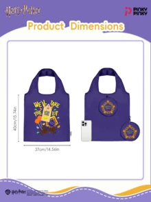 Harry Potter Women's Shoulder Bag Tote Bag Chocolate Frog Foldable Bag Suitable For Commute Party Birthday Gift Halloween Christmas - Multicolor - View 7