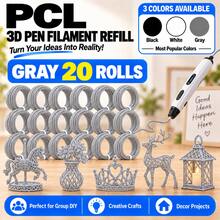PCL 3D Printing Pen Filament Consumables, Suitable For Low-Temperature Printing, 1.75mm Diameter, Not Easy To Clog The Nozzle, Made Of Corn Starch, Low-Temperature Compare To PLA - View 10