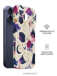 UMBAUTY 1pc Fantasy Magic Pattern Design, Compatible With Phone 18 Pro Max, Fits Apple 18/17/16/15/14/13/12/11 Pro Max/Plus/Mini 17e, Full Coverage High Definition Printed Soft Shell Phone Case, Screen/Lens Raised Protection, Unisex, Ideal Gift For Girlfriend On Halloween, Valentine's Day, Easter, Wedding Season And Birthday - Multicolor - View 2