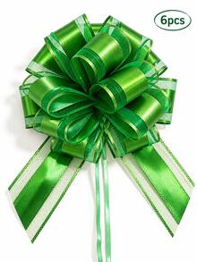 20/6/1pc 6 Inch Pull Bows For Xmas Gift Wrapping,Gold Christmas Gift Wrap Bows, Multicolor Wrap Accessory, For Gift Baskets, Present, Holiday, Valentine, Wedding Party Decor - Multicolor - View 17