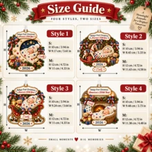 客製化愛國搖籃兒童裝飾品，個性化聖誕樹掛飾，客製姓名派對紀念品，可自訂文字節日禮物 2026 - 彩色 - 查看 2