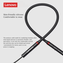 Lenovo HE05X 藍牙耳機，超舒適半入耳式設計，適合全天佩戴與運動。配備 110mAh 電池，總續航力可達 12 小時。音質清晰，快速充電，適用於工作、通勤與旅行。 - 彩色 - 查看 3