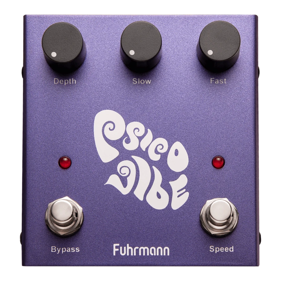 Pedal de efeitos PV01 Psico Vibe Fuhrmann