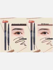 THE FACE SHOP FMGT Eyebrow Pencil 2 Packs Set (04 Dark Brown + 03 Brown), Long-Lasting Smudge-Proof, Korean Makeup Gift - Multicolor - View 1
