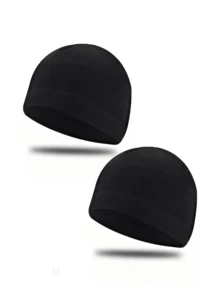 1 buah/2 buah Topi Bersepeda Musim Dingin Berlapis Termal Cocok untuk Olahraga Bersepeda - MultiWarna - View 6