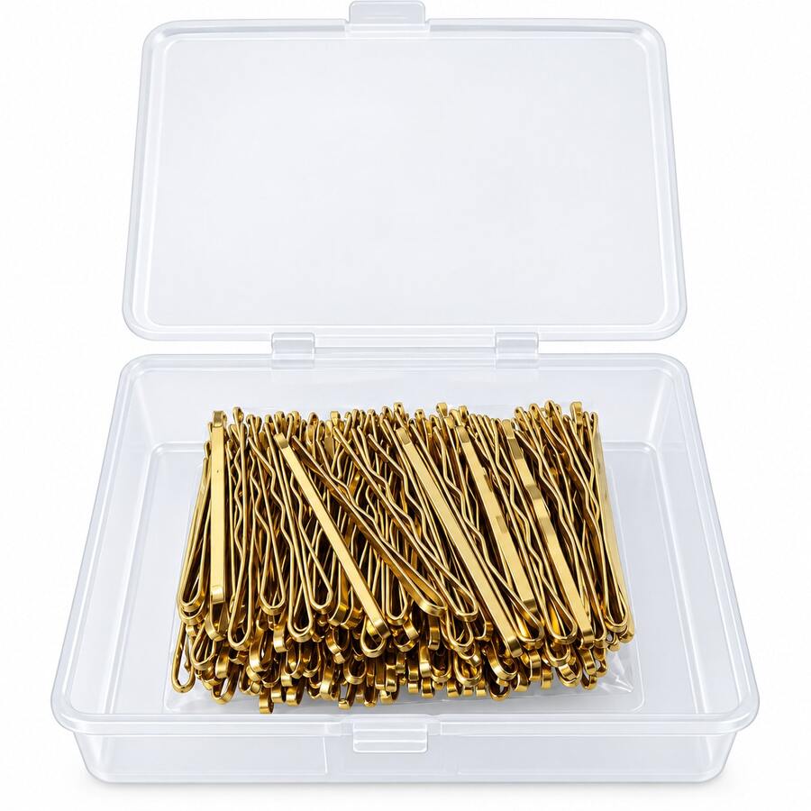 Mini Grampo Loiro Dourado Metal Penteado Rafael Gasparaim RG