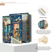 1 Piece, A Modern Seaside Poster Featuring A Blue Gate With Sailboats Moored At The Pier, A Mediterranean Summer Scene, Colorful Wall Art, And A Resort-Style Sea View.(Optional Frame) - A - View 11