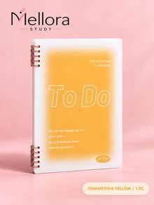 1pc/4pcs Gradient Cover Refillable Cornell Notes Notebook, A5 & B5 Sizes Loose Leaf To Do List Planner, Spiral Binding Study Notebook For Student School Stationery - Multiple Styles - View 6
