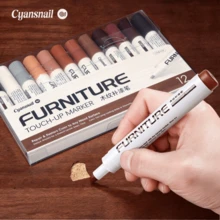 Furniture Repair Pen - For Repairing Wood Scratches And Filling, Suitable For Stains, Scratches, Floors, Cabinets, Tables - Multiple Colors For Hardwood Repair - A - View 4