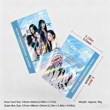 asmodee 124pcs NEWJEANS Holographic Cards NJ Album Star KPOP Merchandise LOMO Cards, Suitable For Decorating Notebooks And Room Photo Walls, Perfect Holiday Gift - Style Random - View 5