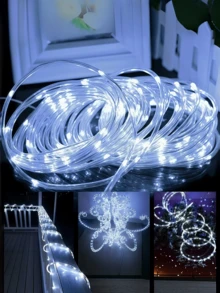 Tube Lights, 5-30m/10-300 LED String Lights, Outdoor IP65 Waterproof, Fairy Tube Lights, Suitable For Garden, Pool, Yard, Party, Wedding, Christmas, Camping, RV, Fence, Tree Decoration, Flexible Transparent Tube - M33-tube Light - View 5