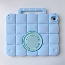 Pc Macaron Silicone Tablet Case Compatible With All Models, Air/Pro/Mini, Cute Shockproof Protective Cover With Portable Handle & 360° Rotating Stand, Soft Anti-Drop Shell, Kawaii Pastel Candy Color Accessories For Kids Girls Boys Students School Travel Home Office - Multicolor - View 9