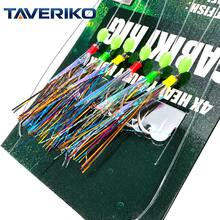 TAVERIKO Multicolor Mylar Bait Catching Rig 1/5/10 Packs 6-Hook Baitfish Fishing Rig Saltwater Fishing Tackle - Green - View 2