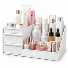 Cosmetic Storage Box With Drawers, Large Capacity Skincare Organizer, Eyeshadow Lipstick Nail Polish Storage Rack, Vanity Tabletop Organizer, Home And Travel Dual-Use Space-Saving, Christmas Thanksgiving New Year Valentine's Day Gift, Essential Beauty Storage Tool For Makeup Lovers - Multicolor - View 8