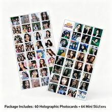 asmodee 124pcs NEWJEANS Holographic Cards NJ Album Star KPOP Merchandise LOMO Cards, Suitable For Decorating Notebooks And Room Photo Walls, Perfect Holiday Gift - Style Random - View 4