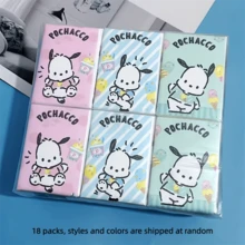 Hasbro 9/18 Small Bags/Set Exquisite Handkerchief Tissues, Cute Hello Kitty Printed Chiffon Paper, Portable Cartoon Pattern Facial Tissues, Perfect For Work, Spring/Summer Holidays, Graduation Season, Travel Accessories, Birthday Gifts, Weddings, Restaurants, Back To School, Graduation Season, Holiday Parties And Other Occasions - Cartoon - View 13