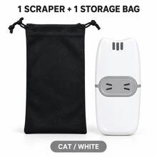 1 Set Cute Animal Mini Scraper With Metal Blade And Protective Cover, Portable Handheld Sticker Remover, Suitable For Adhesive Residue, Glass Windows, Ceramic Tiles And Stove Cleaning, Compact Bear Pig Cat Design, Small Household Cleaning Tool - Multi-color - View 8