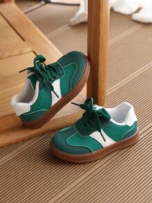 1 Pair Versatile Durable Sports Shoes Fashion Hook & Loop - Green - View 2