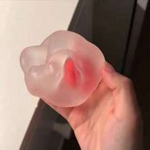 1pc Squeeze Mochi Squishy Toy, Stress Relief, Shapeable, High Aesthetic, Semi-Transparent, Soft Sticky Toy For Women - Multicolor - View 2