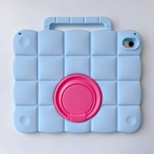 Pc Macaron Silicone Tablet Case Compatible With All Models, Air/Pro/Mini, Cute Shockproof Protective Cover With Portable Handle & 360° Rotating Stand, Soft Anti-Drop Shell, Kawaii Pastel Candy Color Accessories For Kids Girls Boys Students School Travel Home Office - Multicolor - View 11
