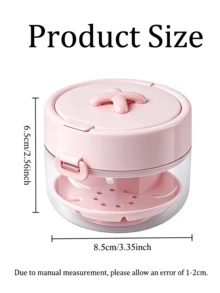 All-In-One Retainer Storage Case With Mirror And Strainer Basket, Portable Aligner Cleaner Case, Denture Bath Box, Mouth Guard Soaking Container For Travel Night Guard - Multicolor - View 10