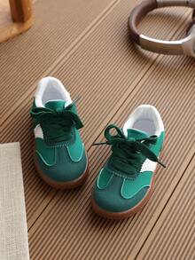 1 Pair Versatile Durable Sports Shoes Fashion Hook & Loop - Green - View 5
