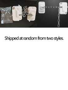 Window, Cabinet And Refrigerator Safety Chain Lock; Sliding Door Limiter; High-Rise Anti-Fall Lock; Child Safety Lock (Upgraded Version); Window Lock; Anti-Theft Anti-Pry; Child Window Lock; Drill-Free Installation - Multi-color - View 11
