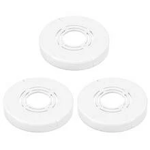 3pcs Adjustable Height Water Pipe Connector Covers, Shower Faucet Decorative Trim Plates, Wall Hole Covers, Kitchen Bathroom Faucet Valve Panel Concealment Decorative Accessories, Water Pipe Hiding Accessories - Multicolor - View 16