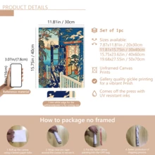 1 Piece, A Modern Seaside Poster Featuring A Blue Gate With Sailboats Moored At The Pier, A Mediterranean Summer Scene, Colorful Wall Art, And A Resort-Style Sea View.(Optional Frame) - A - View 15
