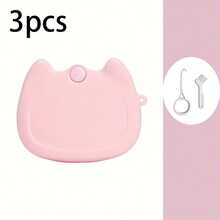 Cute Portable Silicone Dental Retainer/Orthodontic/Aligner Case, Storage Box, Data Cable Organizer Bag, With Cleaning Floss, Odorless, Oral Retainer And Expander Personal Care Storage, Suitable For Travel And Outdoor Activities - Multicolor - View 10