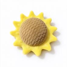 Cute Sunflower Shaped Velvet Ring Box, Mini Portable Jewelry Storage Box, Soft Flannel Lining Ring Holder, Proposal, Wedding, Engagement Decorative Jewelry Storage Container, Ideal Gift Box For Rings And Small Accessories, Bedroom Desktop Decor - Sunflower - View 6