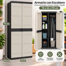 Armários de armazenamento - Preto - Ver 1