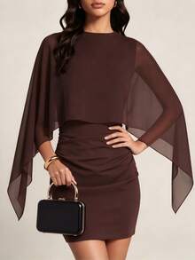 Women Two-Piece Outfits - Whole Grain Coffee - View 1