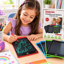 Pizarra Electrónica LCD 8.5" para Niños con Lápiz – Tableta de Escritura y Dibujo Reutilizable - Multicolor - Ver 3