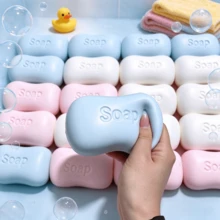 9cm Ultra Soft Simulated Soap Slow Rebound Ornament, Creative Desktop Decor, Novelty Tabletop Display Piece, Ideal Gift For Christmas, New Year & Back To School, Random Colors - 1pc - View 2