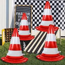 2pcs 86cm Large Racing Theme Standing Barrier Aluminum Foil Balloons, Birthday Party Decoration Toy Balloons - View 2