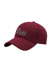 12 Zodiac Signs Baseball Cap, Vintage Gothic Letter Print Red Dad Hat, Adjustable Unisex Casual Cap, Holiday Party Daily Accessory, Couple Gift - Burgundy - View 11