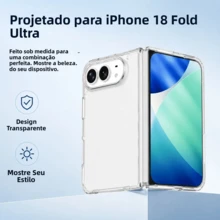 SKJL Transparent Foldable Screen Phone Case Compatible With Iphone Duo For Samung Galaxy Z Fold 8 Z Fold 8 Ultra﻿ Fold 7 Fold 6 Fold 5 Z Flip8 Z Z Flip6 Z Flip5 Case - Clear - View 2