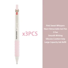 Paper Mate Heart Click 0.5mm Black Ink Gel Pen, Macaron Color Retractable Office Pen - 0.5mm Black Ink - View 11