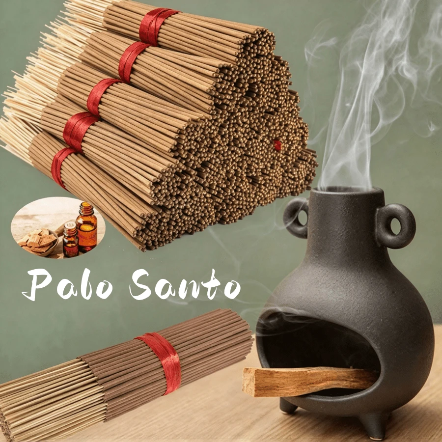 20/100/200pcs, Peruvian Palo Santo Incense Sticks, Long Burning Time, Smooth And Clean, Natural Vine Material, Suitable For Home, Kitchen And Restaurant - 22 Jade Sandalwood - View 1