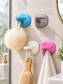 Cute Door Handle Hook, No-Drill Entryway Bag & Key Holder, Bedroom Door Back Storage Rack - One Size - View 5